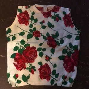 Vintage floral top